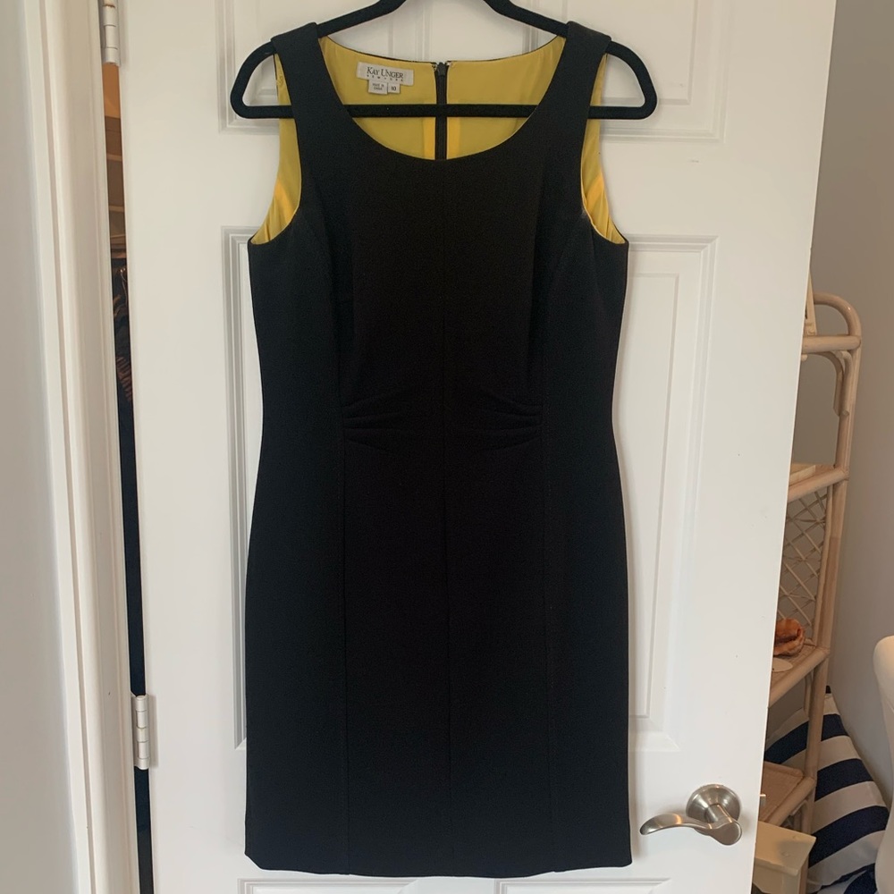 Kay Unger black cocktail dress